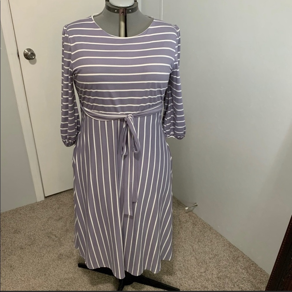 Chic Soul Striped Dress